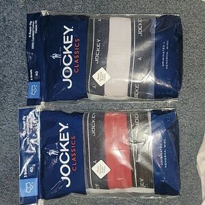 NWT UNOPENED MENS JOCKEY UNDERWEAR BRIEFS SIZE 40 US MULTICOLORED